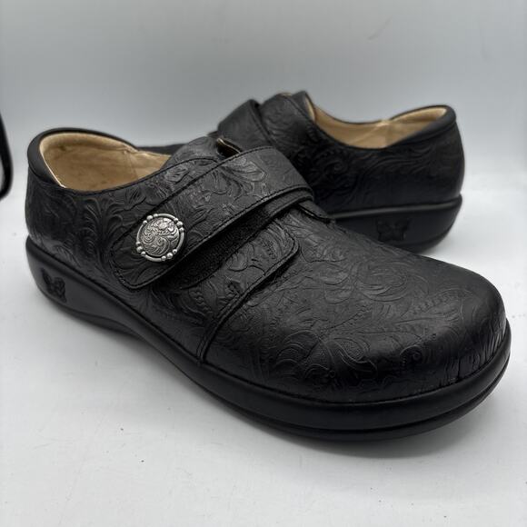Alegria PG Lite Joleen Black Professional Leather Shoe EU 40 US 9.5 Paisley - Picture 1 of 16